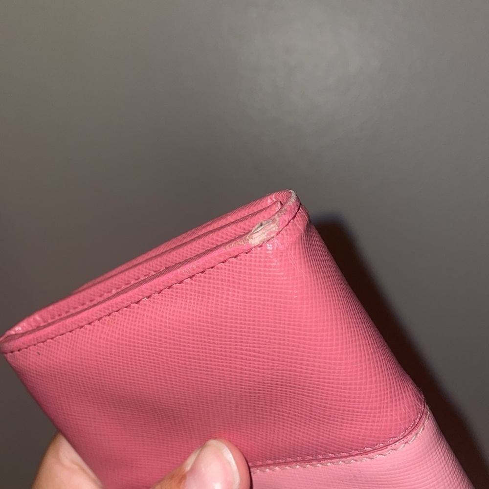 EUC PRADA WALLET PINK Double Snap - Picture 14 of 15